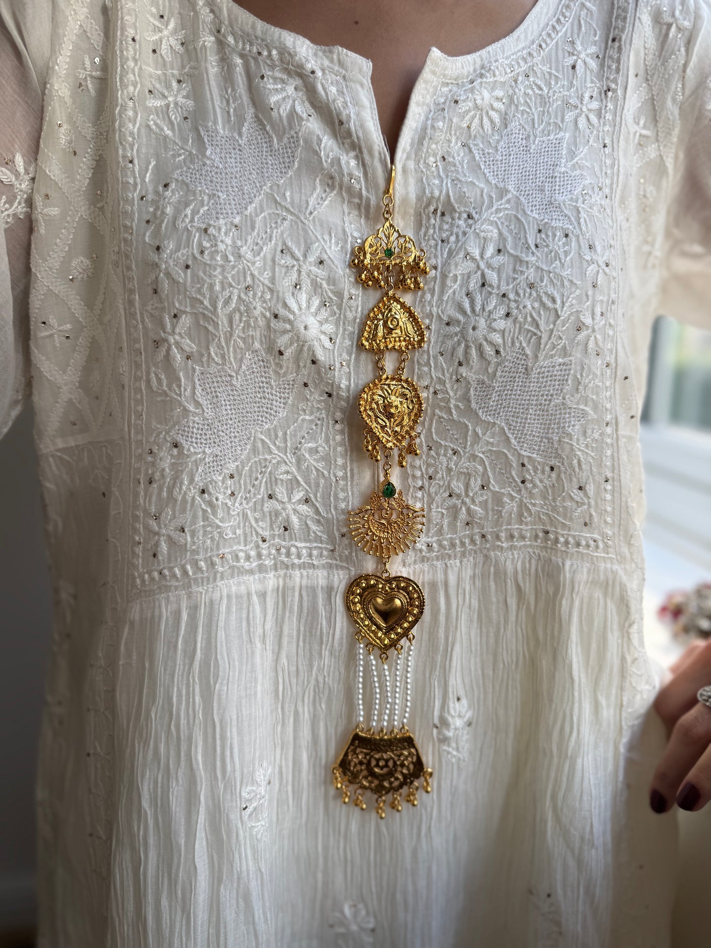 Gold Plated Kurta Patti