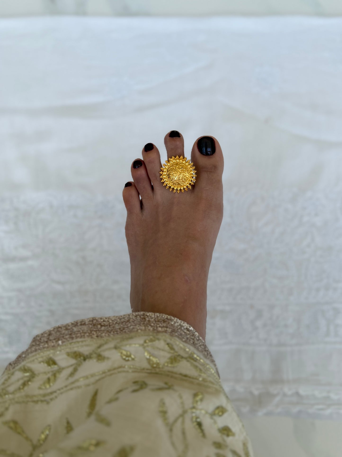 Gold Plated Toe Ring