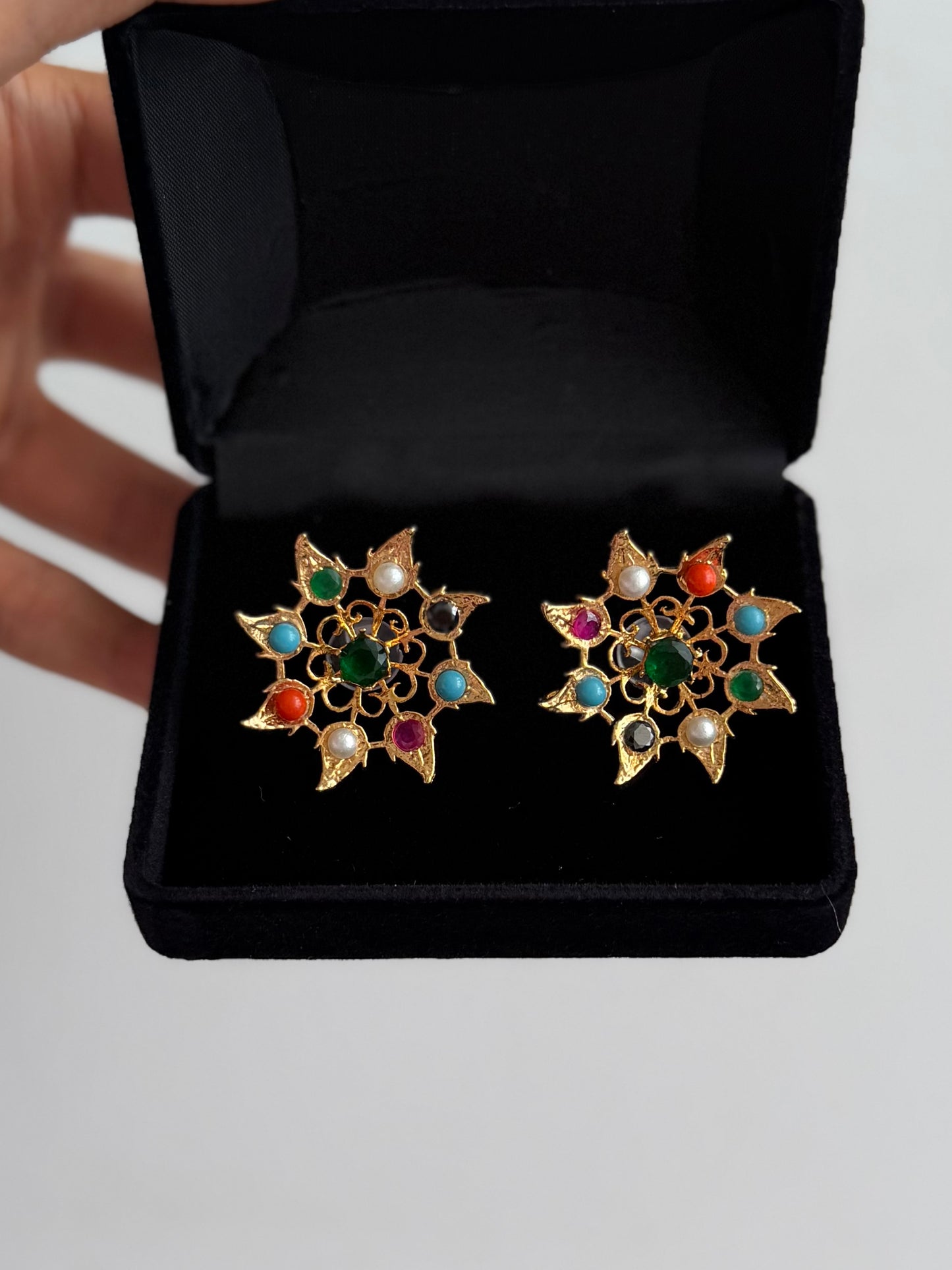 Gold Plated Basant Studs
