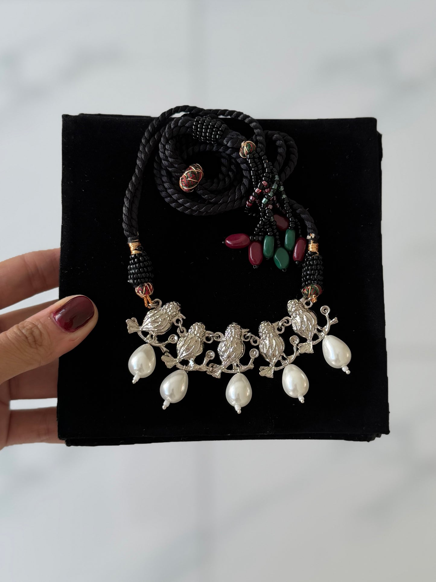 Silver Plated Bird Choker