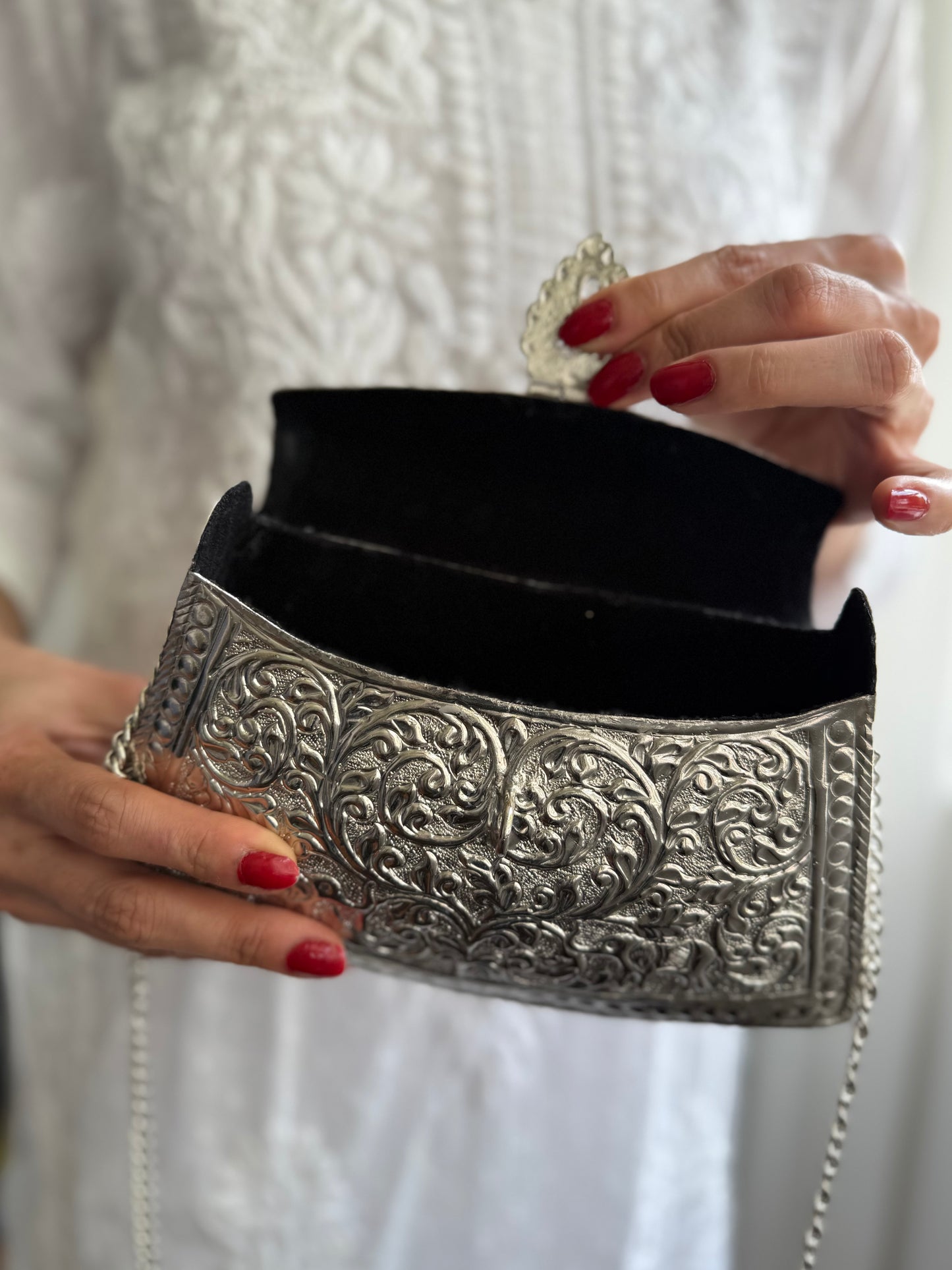 Silver Plated Clutch