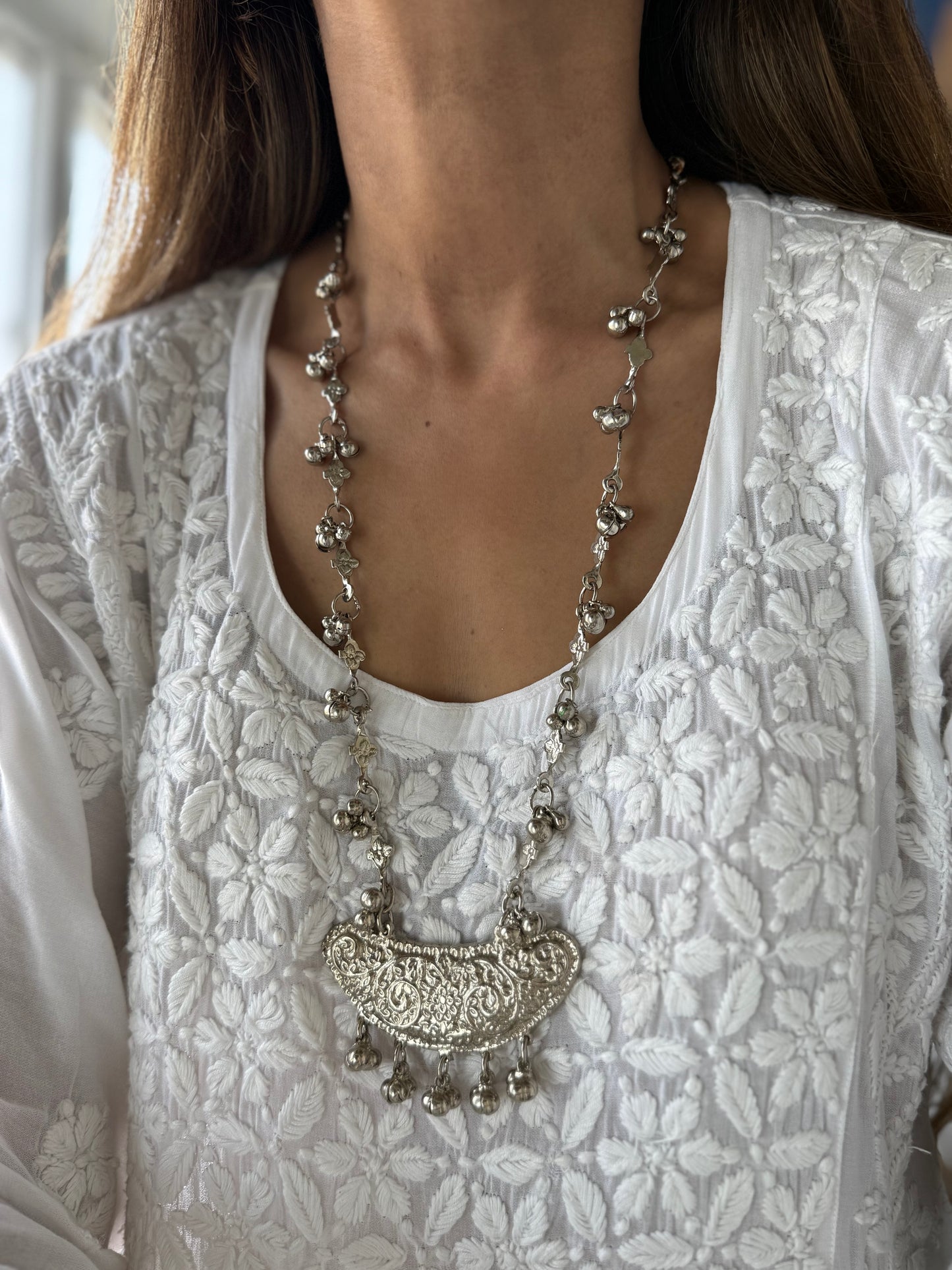 Silver Plated Mala