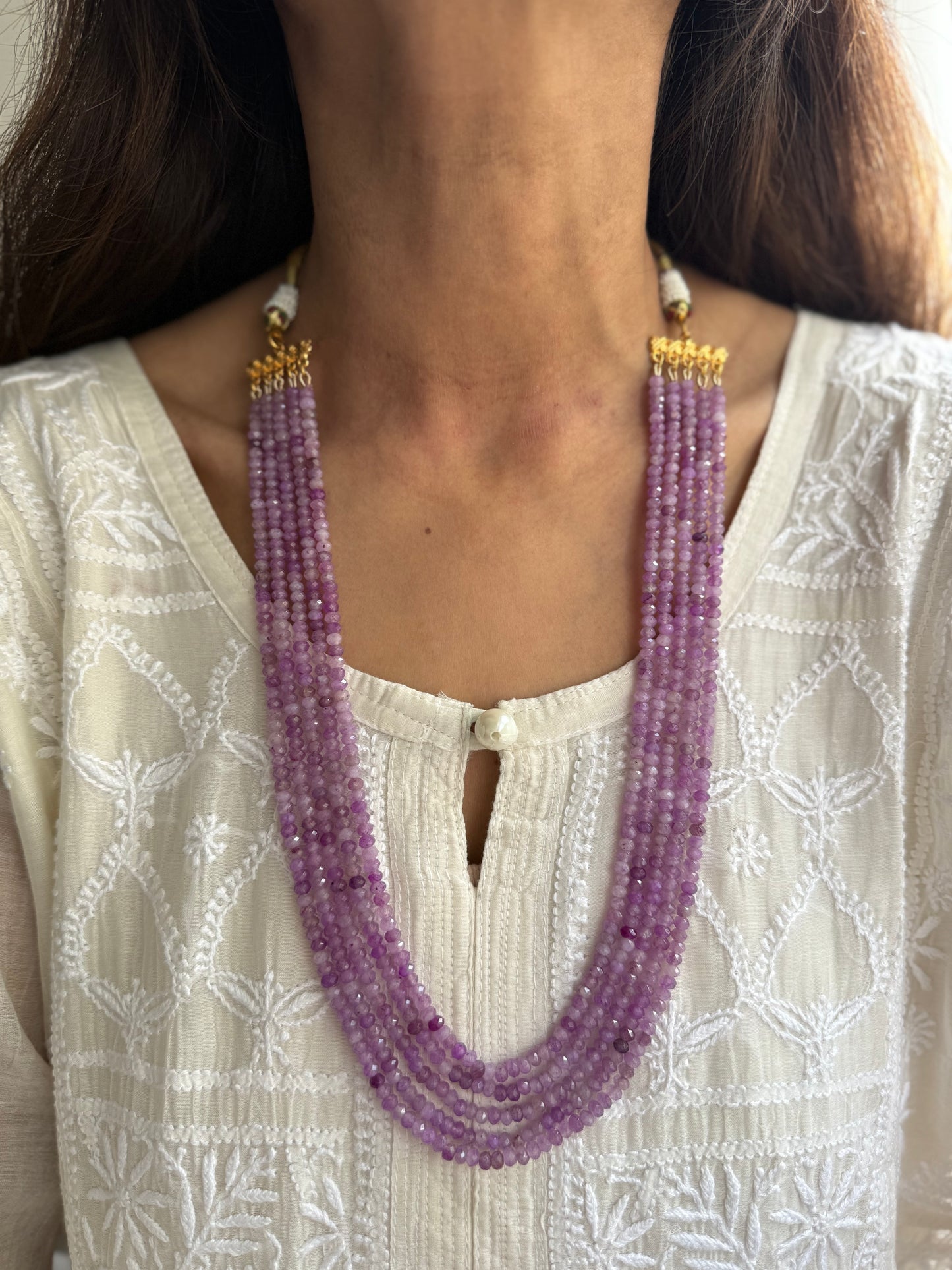 Purple Amethyst Mala