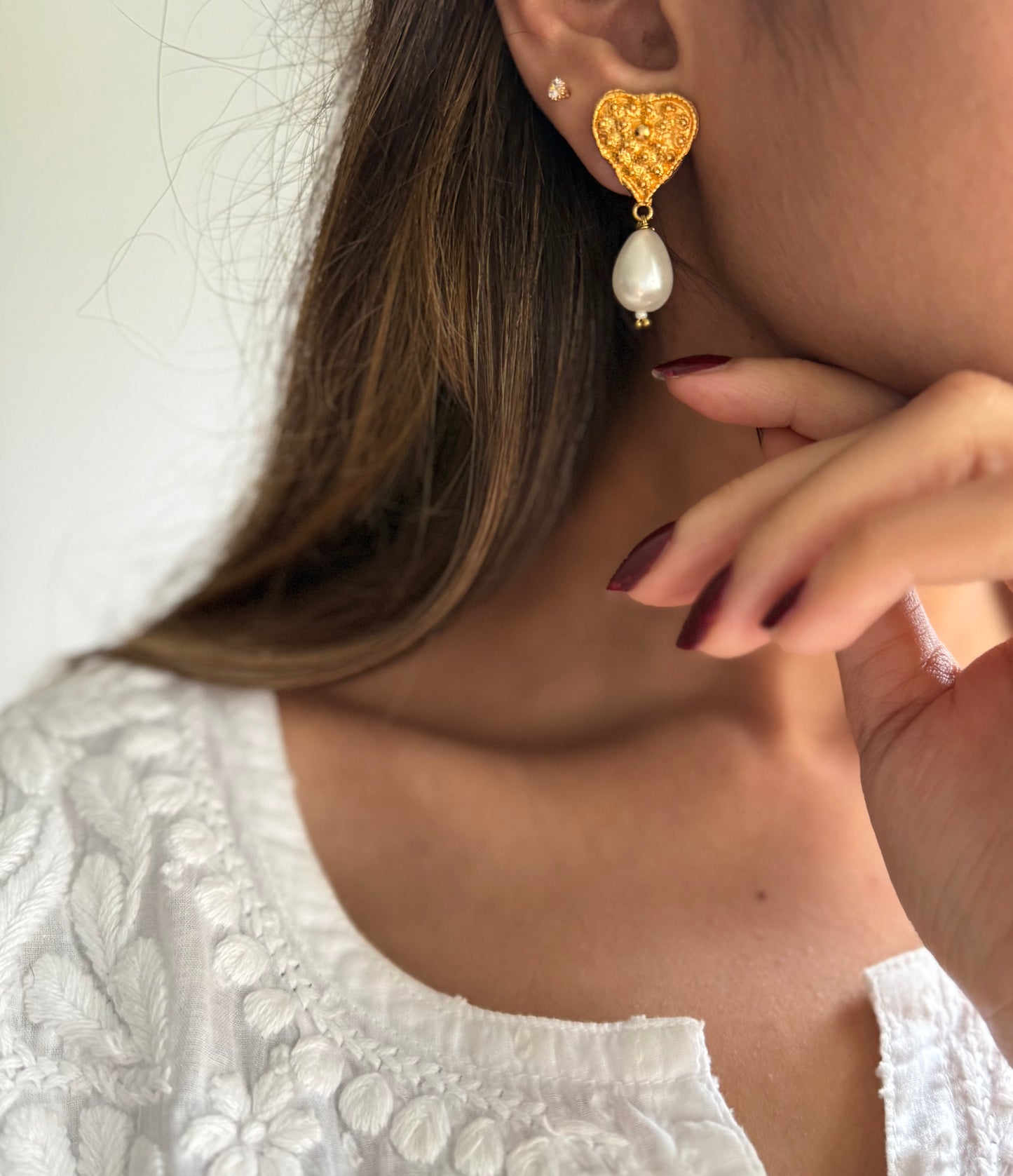 Gold Plated Pan Studs