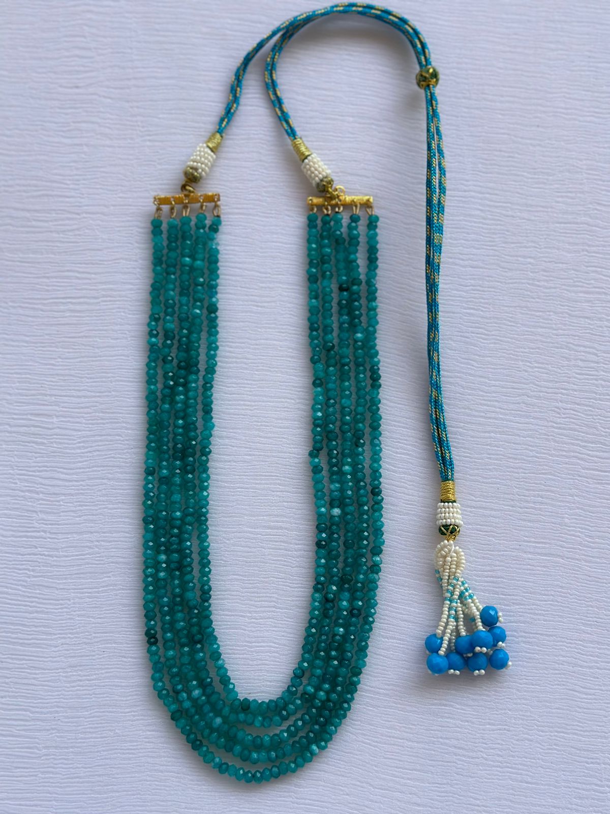 Turquoise Crystal Stone Mala
