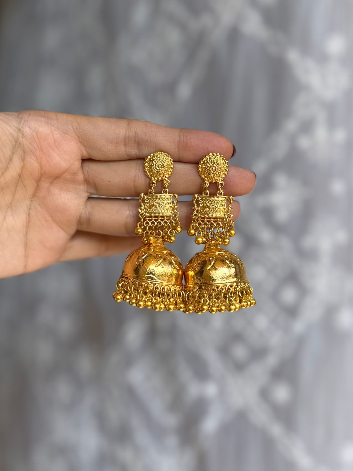 Gold Plated Paisley Jhumke