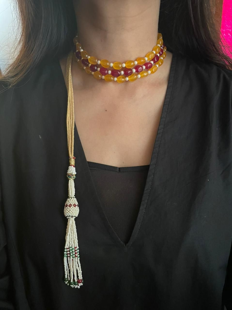 Jade x Ruby Basic Choker