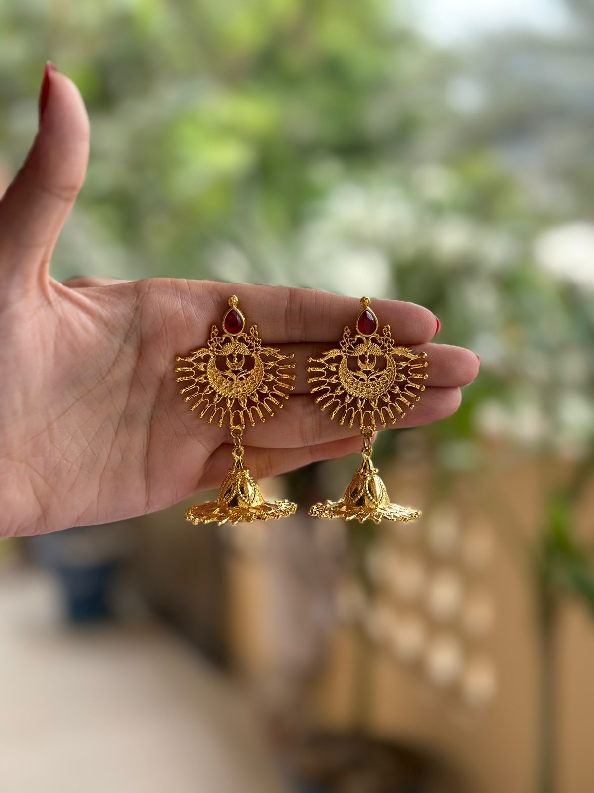 Gold plated Jhumke