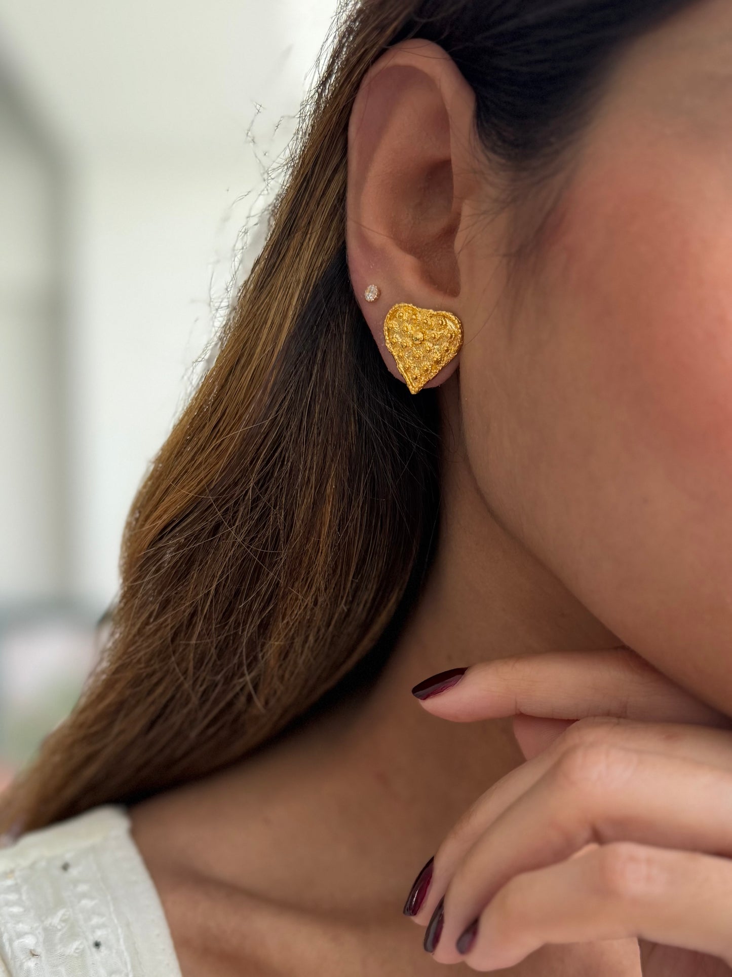 Gold Plated Pan Studs