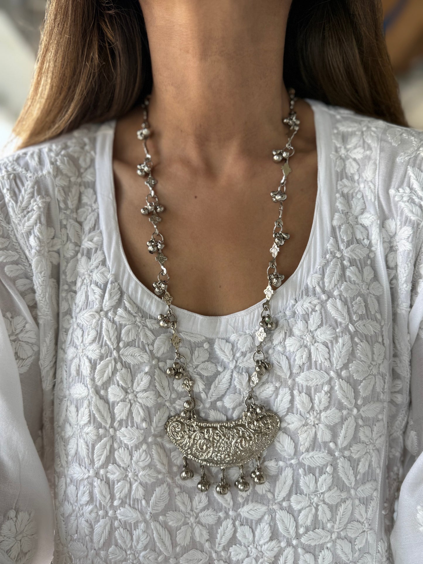 Silver Plated Mala