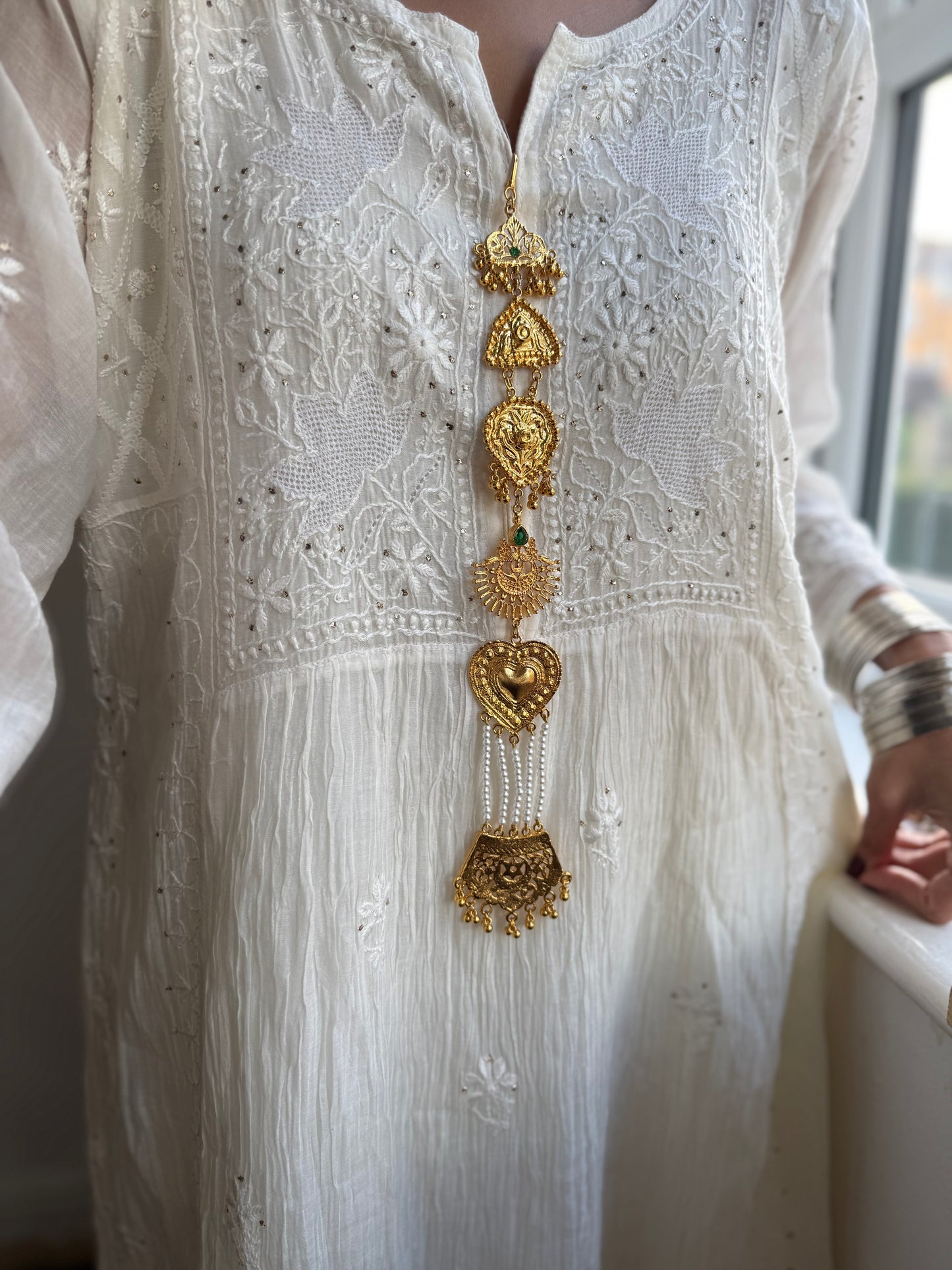 Gold Plated Kurta Patti