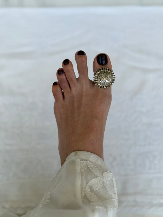 Silver Plated Toe Ring