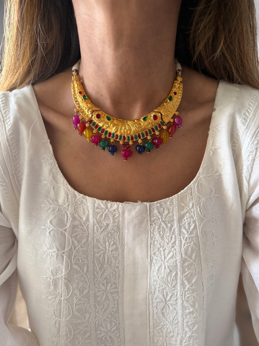 Gold Plated Rod Choker