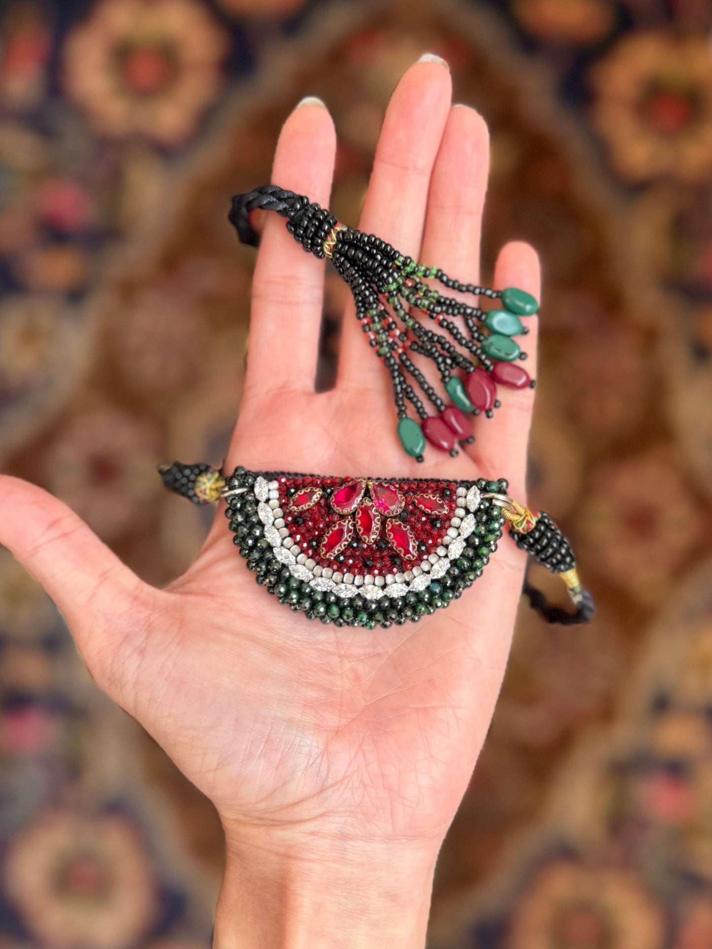 Handmade Zardoozi choker