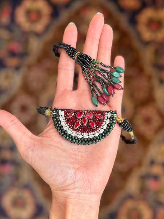 Handmade Zardoozi choker