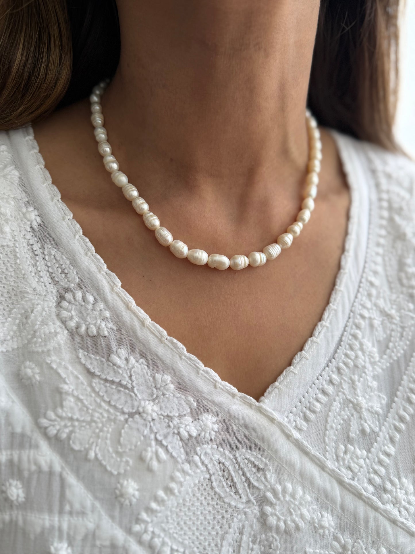 Real Fresh Water Pearl Choker
