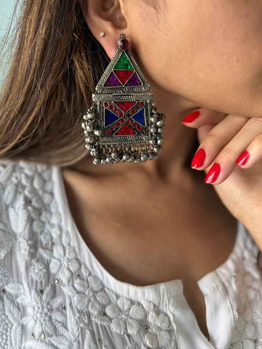 Vintage Afghan Earrings