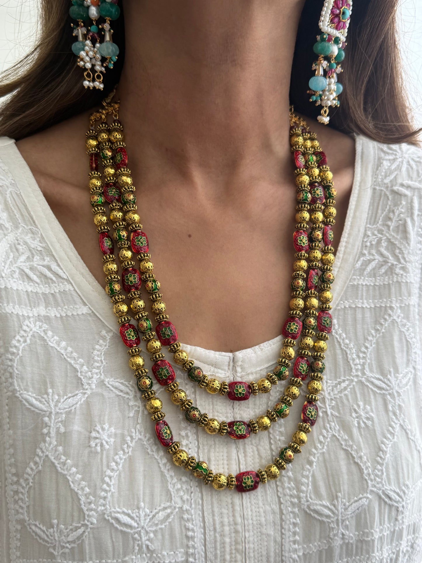 Indian Meena Matar Mala
