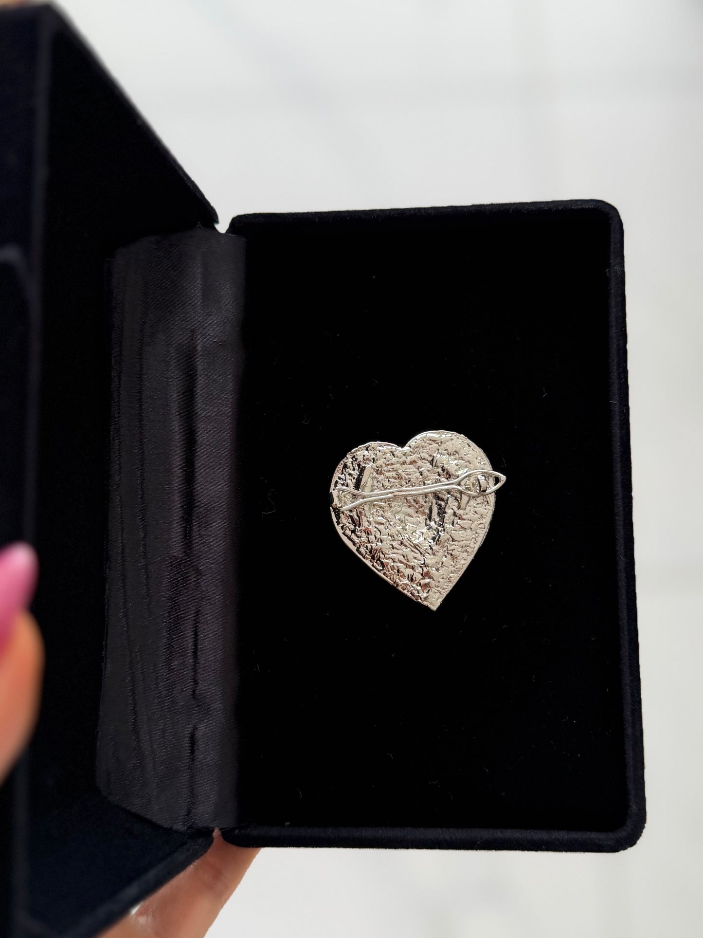 Silver Plated Pan Hairclip