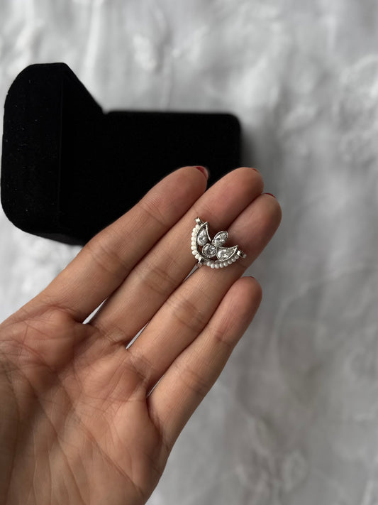 Silver Plated Chandtara Noseclip