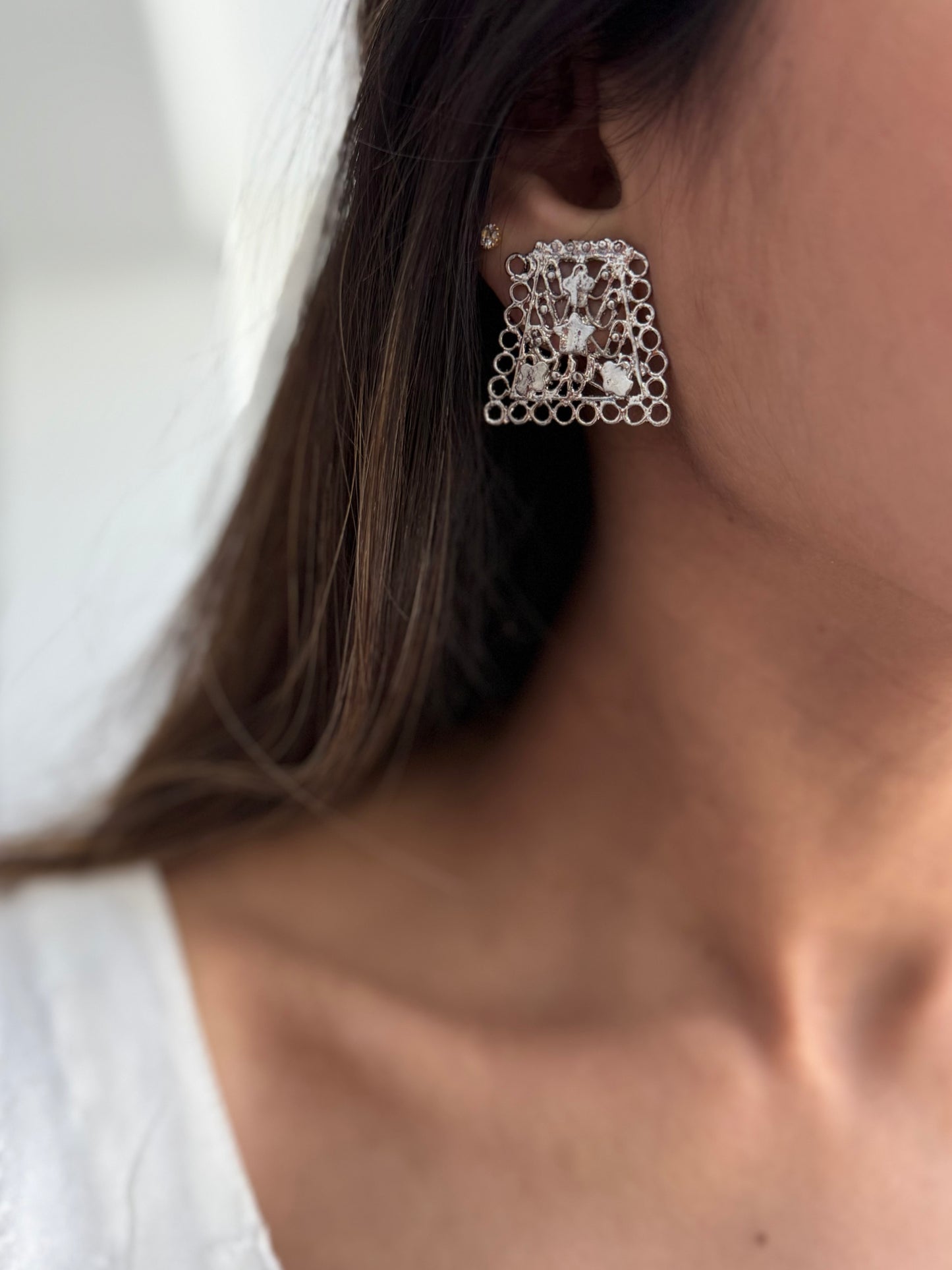Silver Plated Minimalistic Studs