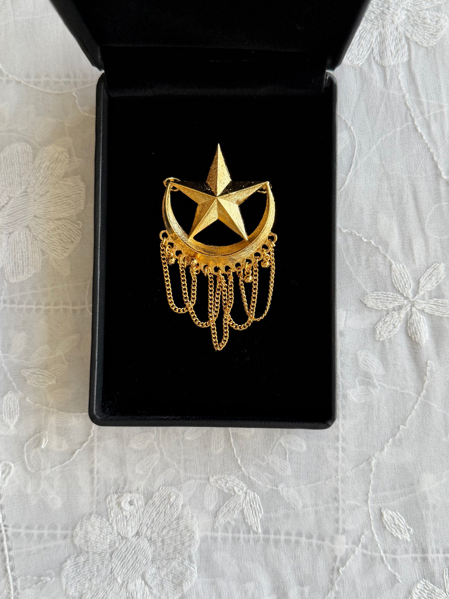 Gold Plated Chandtara Hairclip (SINGLE PIECE)