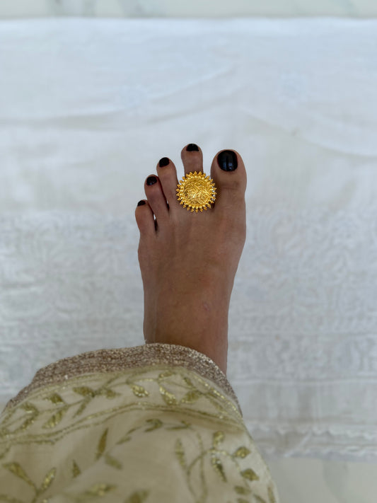 Gold Plated Toe Ring