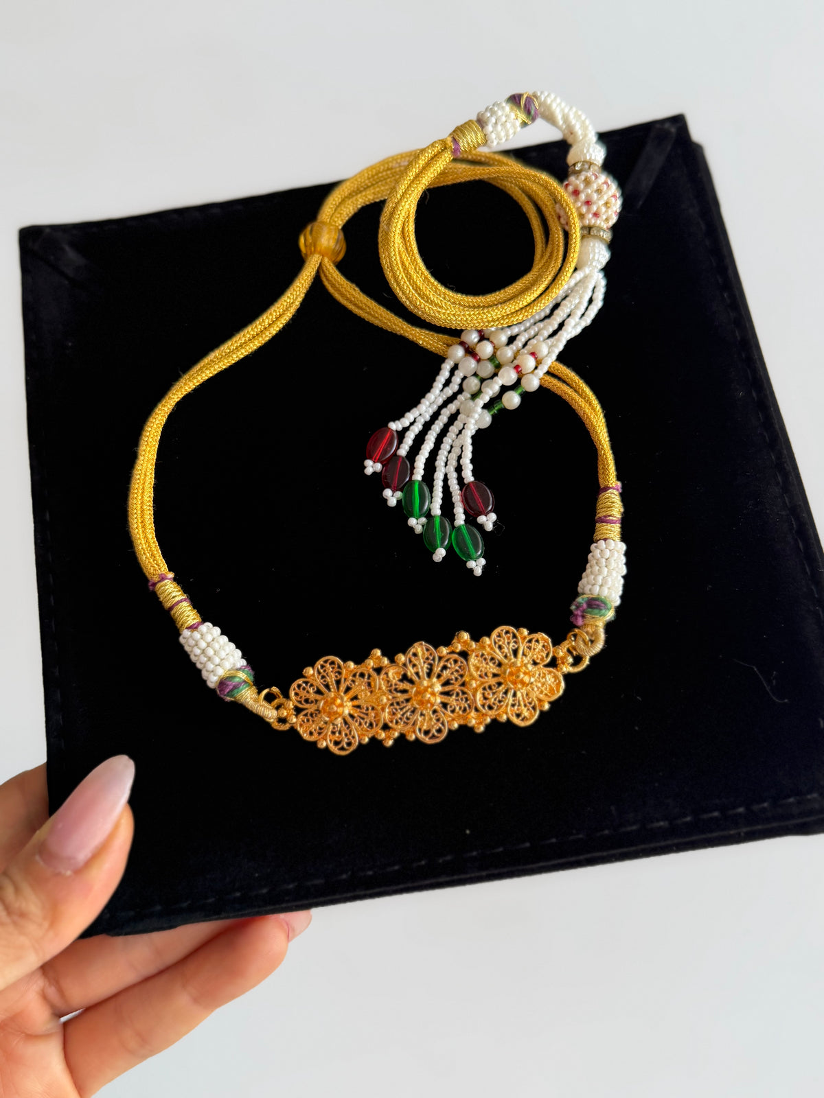 Gold Plated Filigree Choker