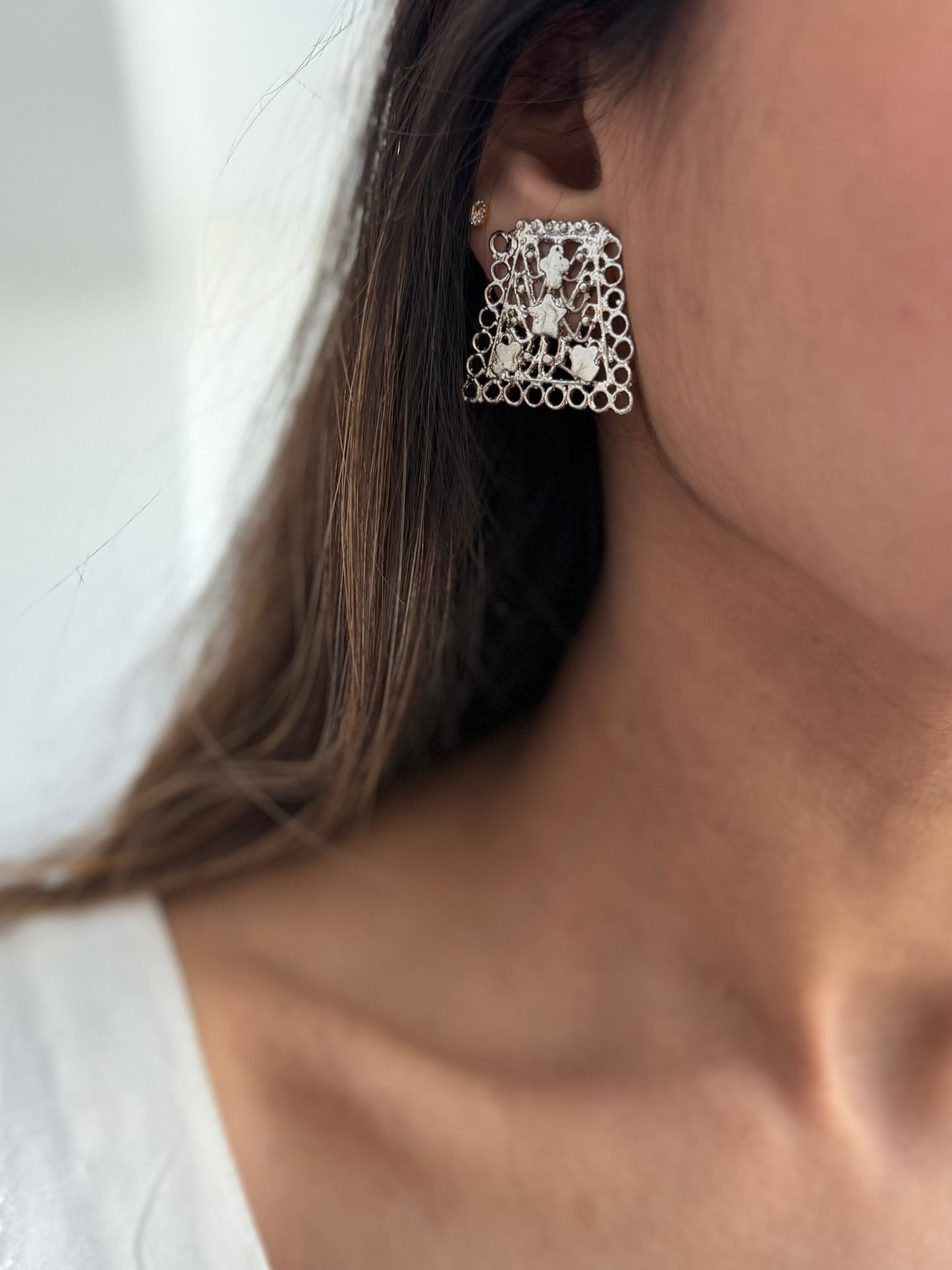 Silver Plated Minimalistic Studs