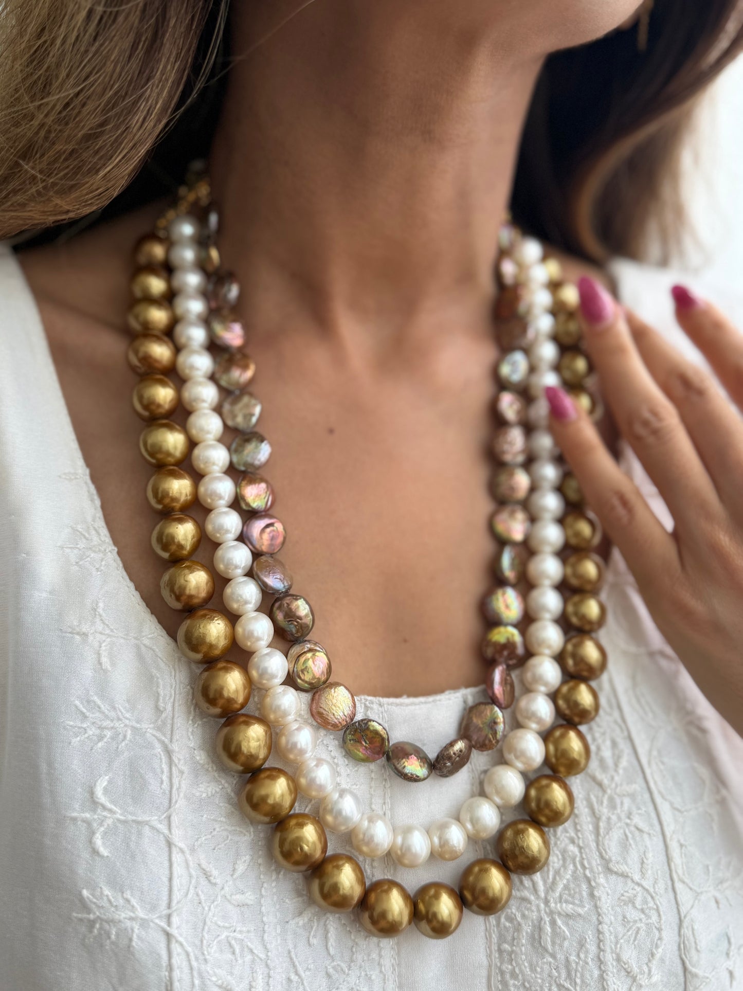Real Fresh Water Pearl Mala