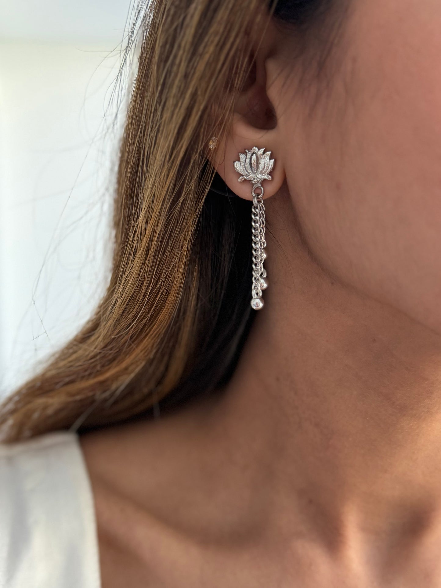 Minimalistic Silver Plated Earrings