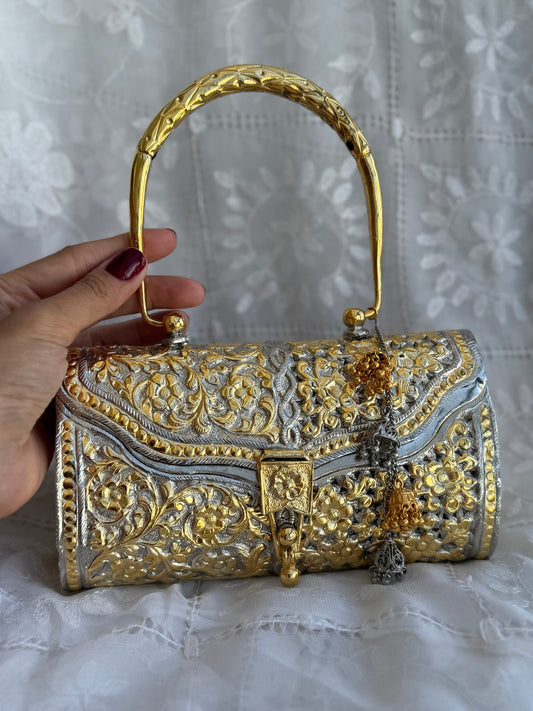 Gold Plated Chandni Clutch