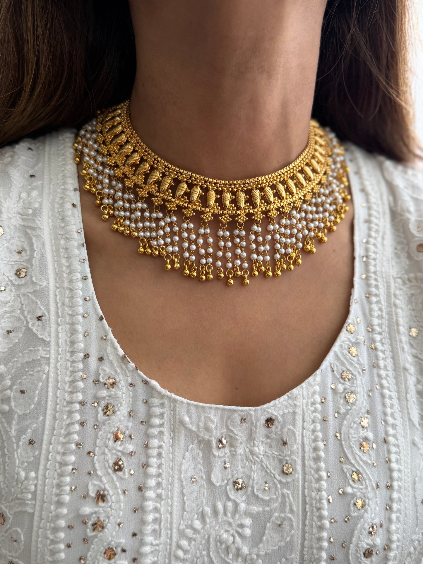 Gold Plated Nazrana Choker