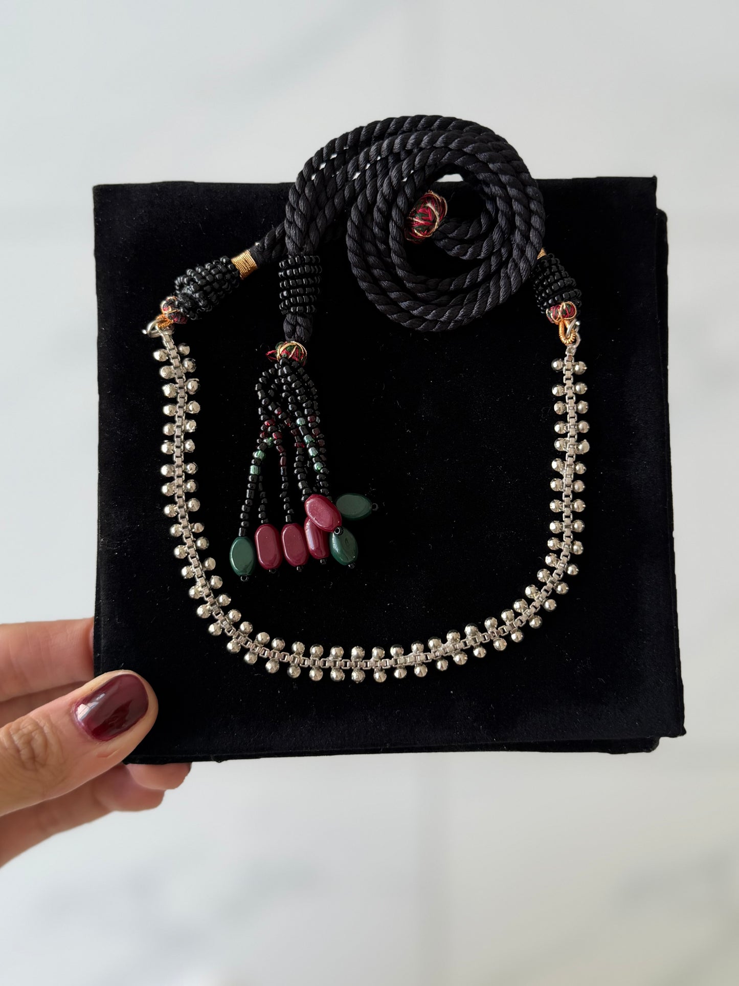 Silver Plated Mehnaz Minimalistic Choker