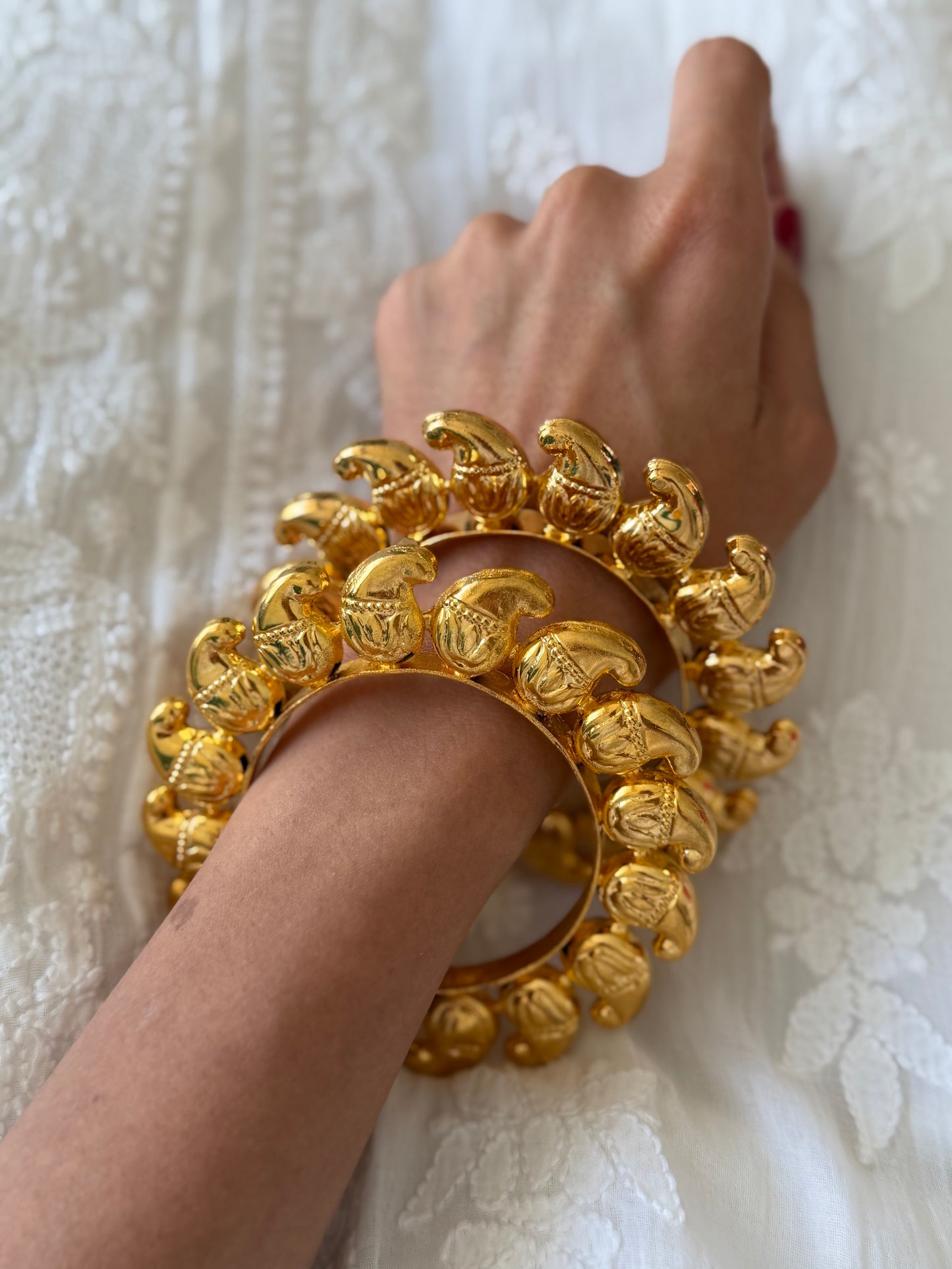 Gold Plated Kairi Kada (pair)
