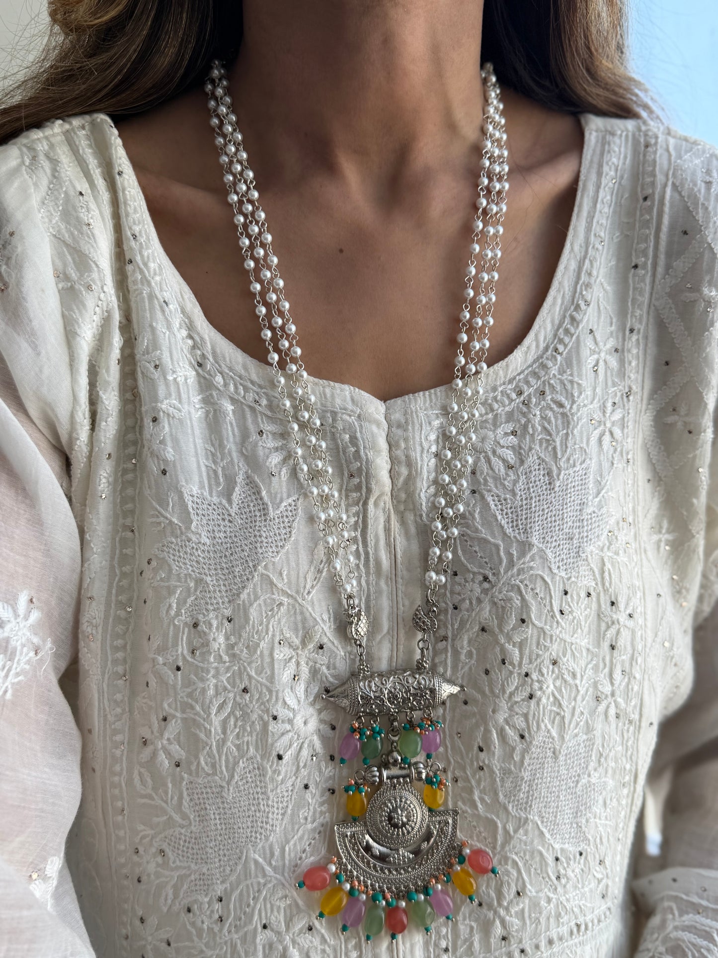 Quirky Colourful Swan Mala