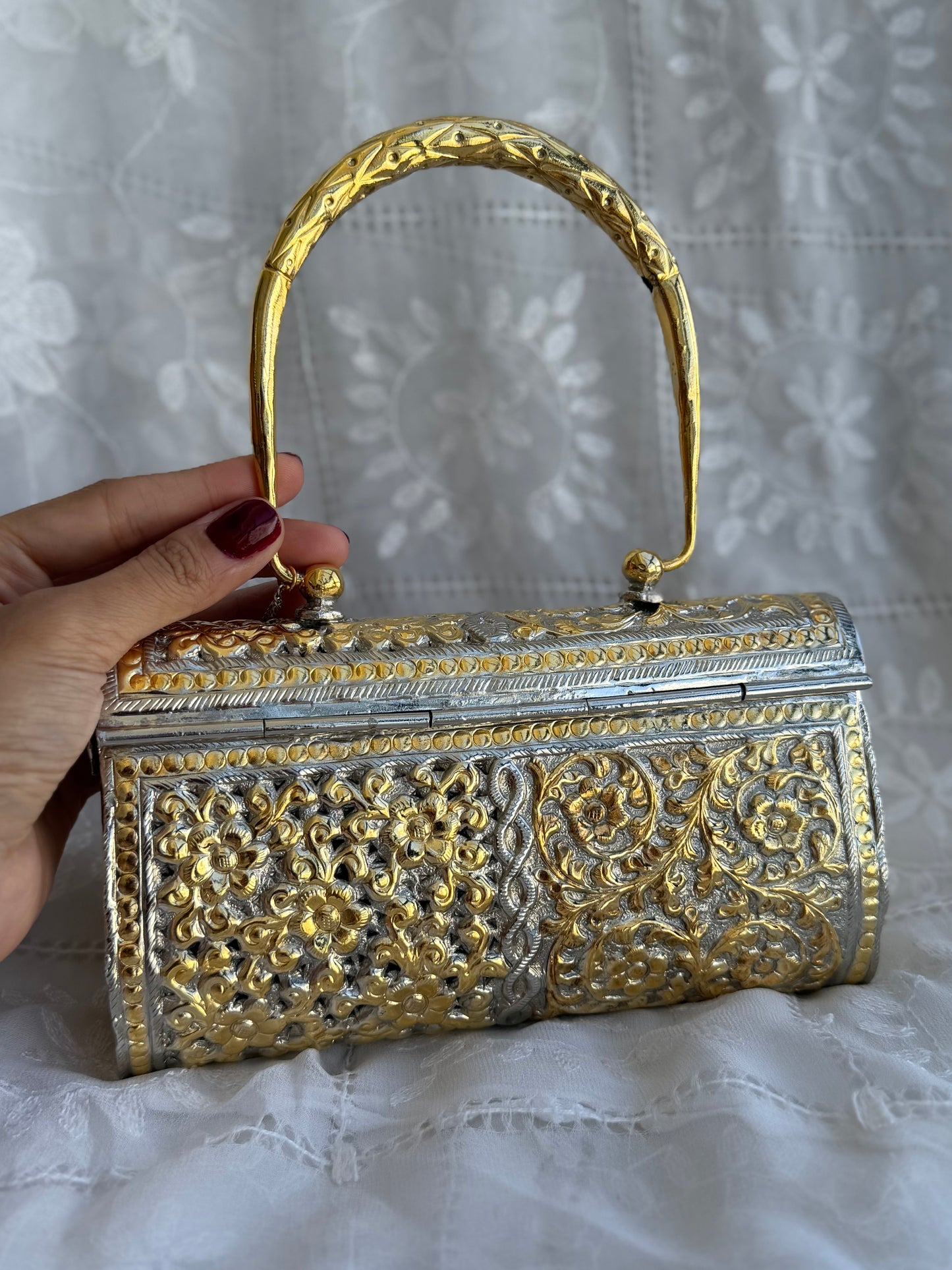 Gold Plated Chandni Clutch
