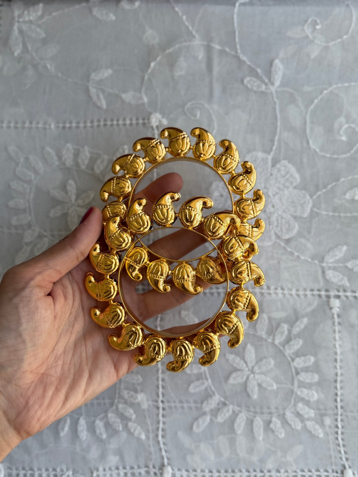 Gold Plated Kairi Kada (pair)