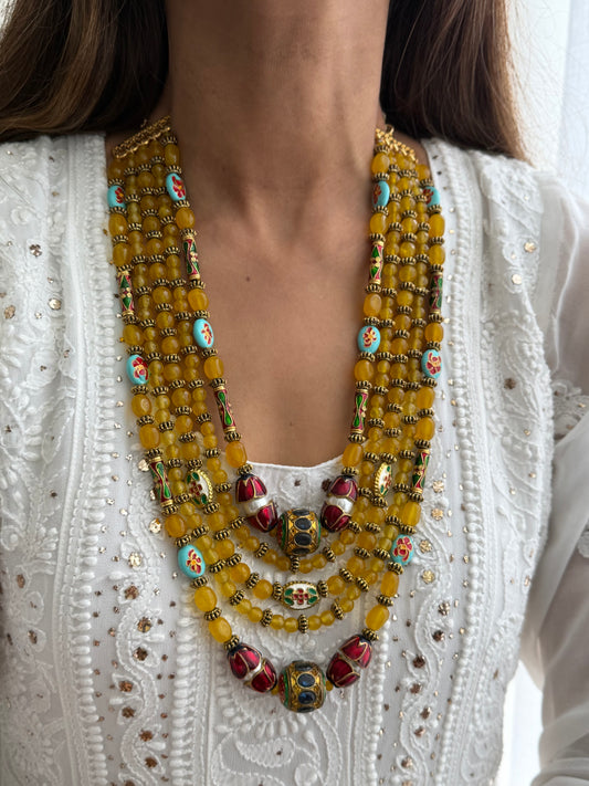 Yellow Meena Mala