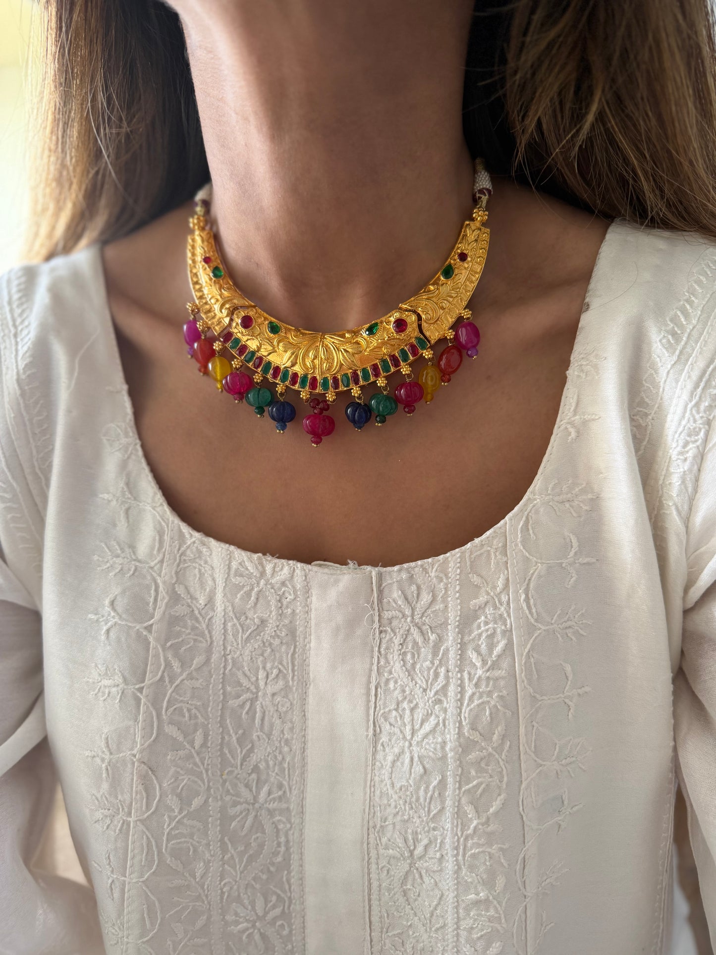 Gold Plated Rod Choker