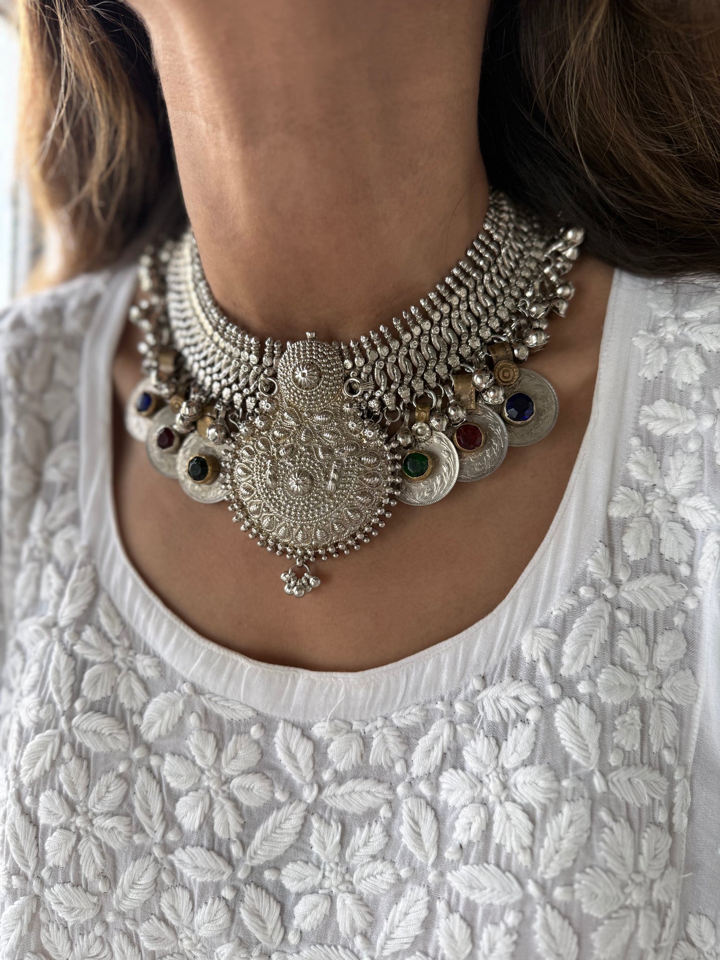 Silver plated Hybrid Choker