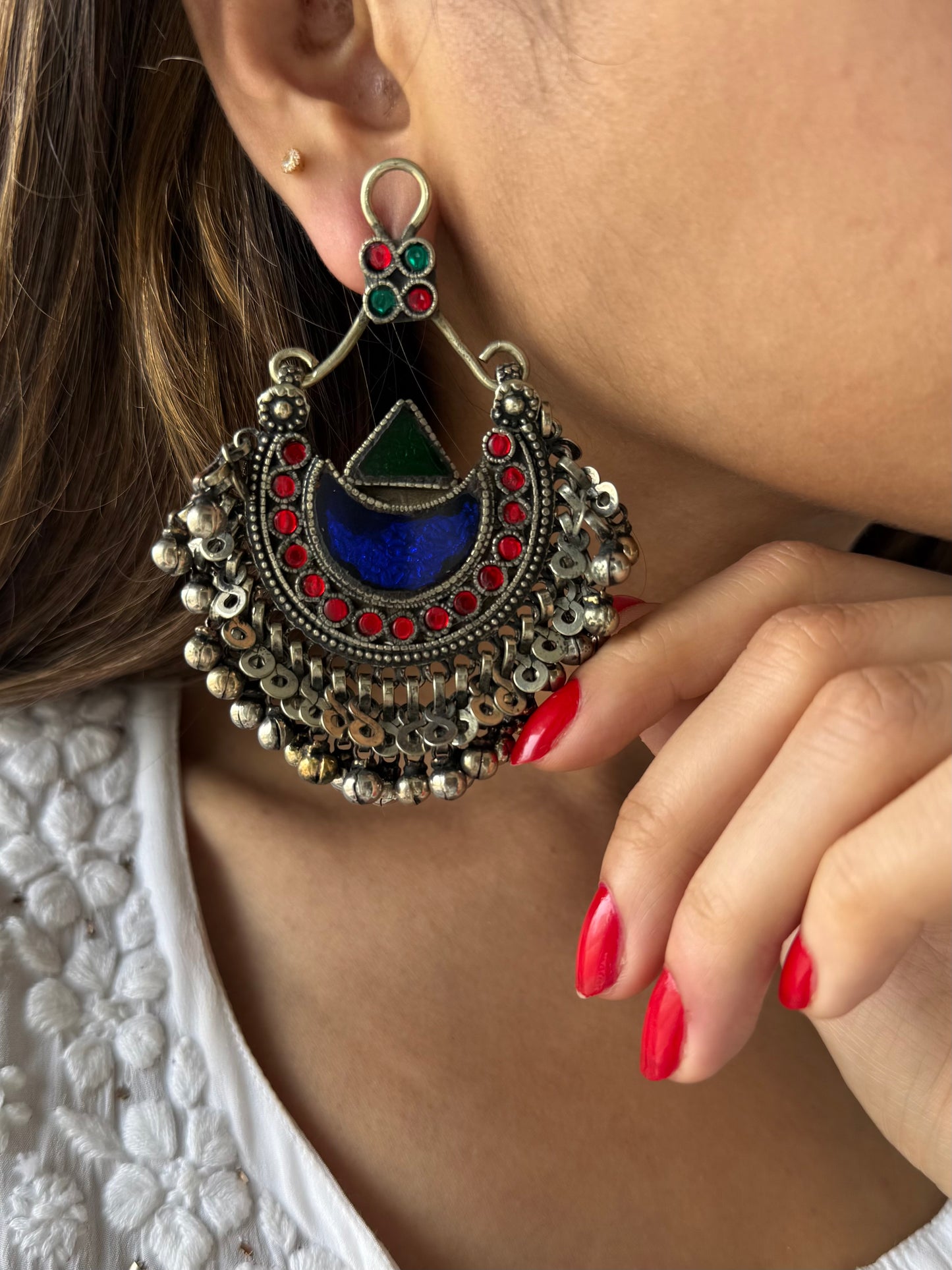 Vintage Afghan Earrings