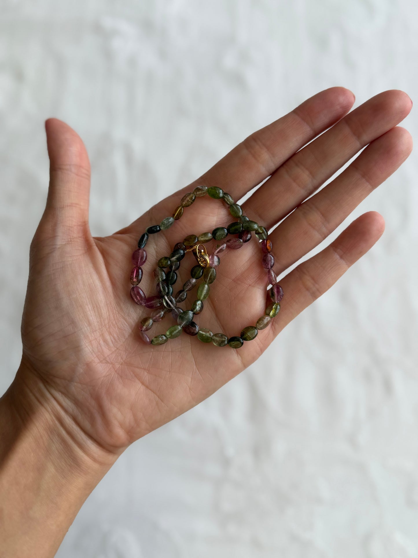Real Stone Tourmaline Choker