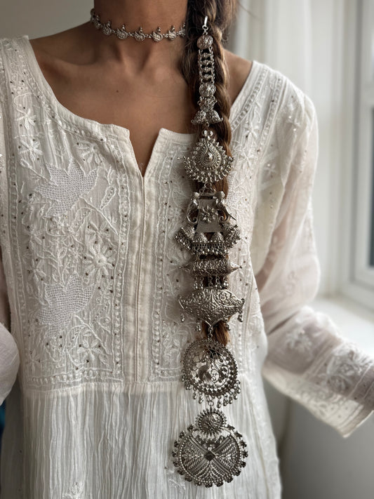 Silver Plated Braid Chain