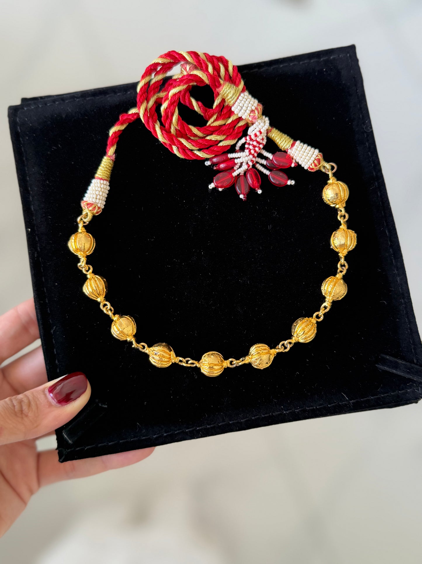 Gold Plated Matar choker