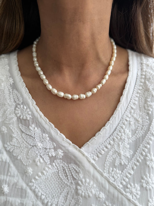 Real Fresh Water Pearl Choker