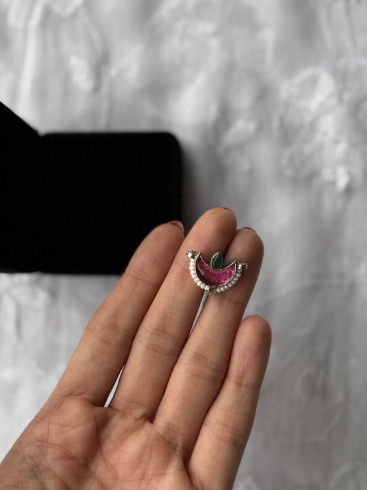 Silver Plated Chand noseclip