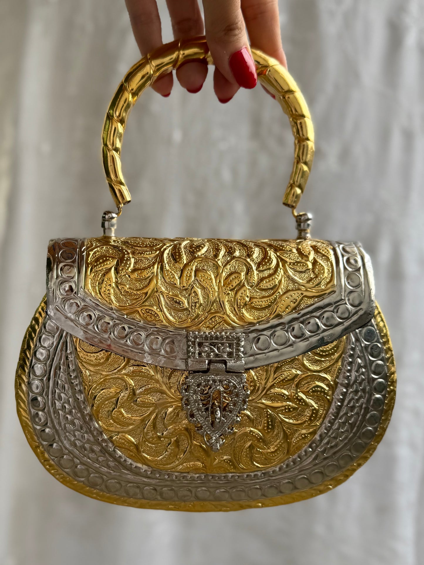 Gold & Silver Plated Clutch