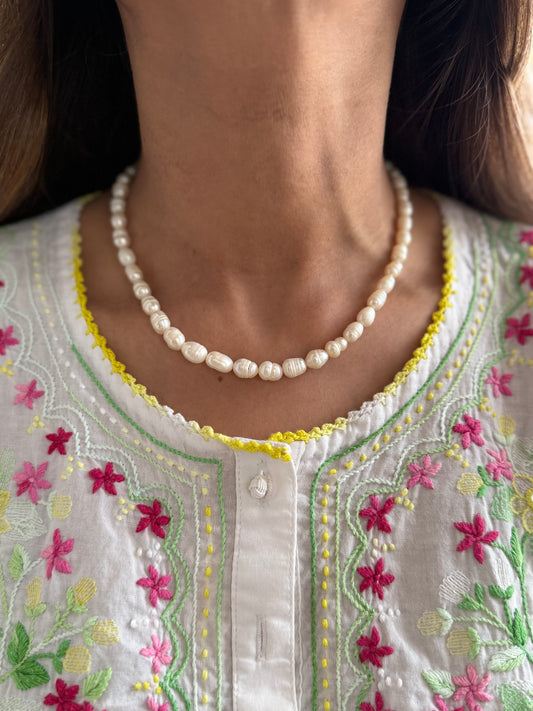 Real Fresh Water Pearl Choker