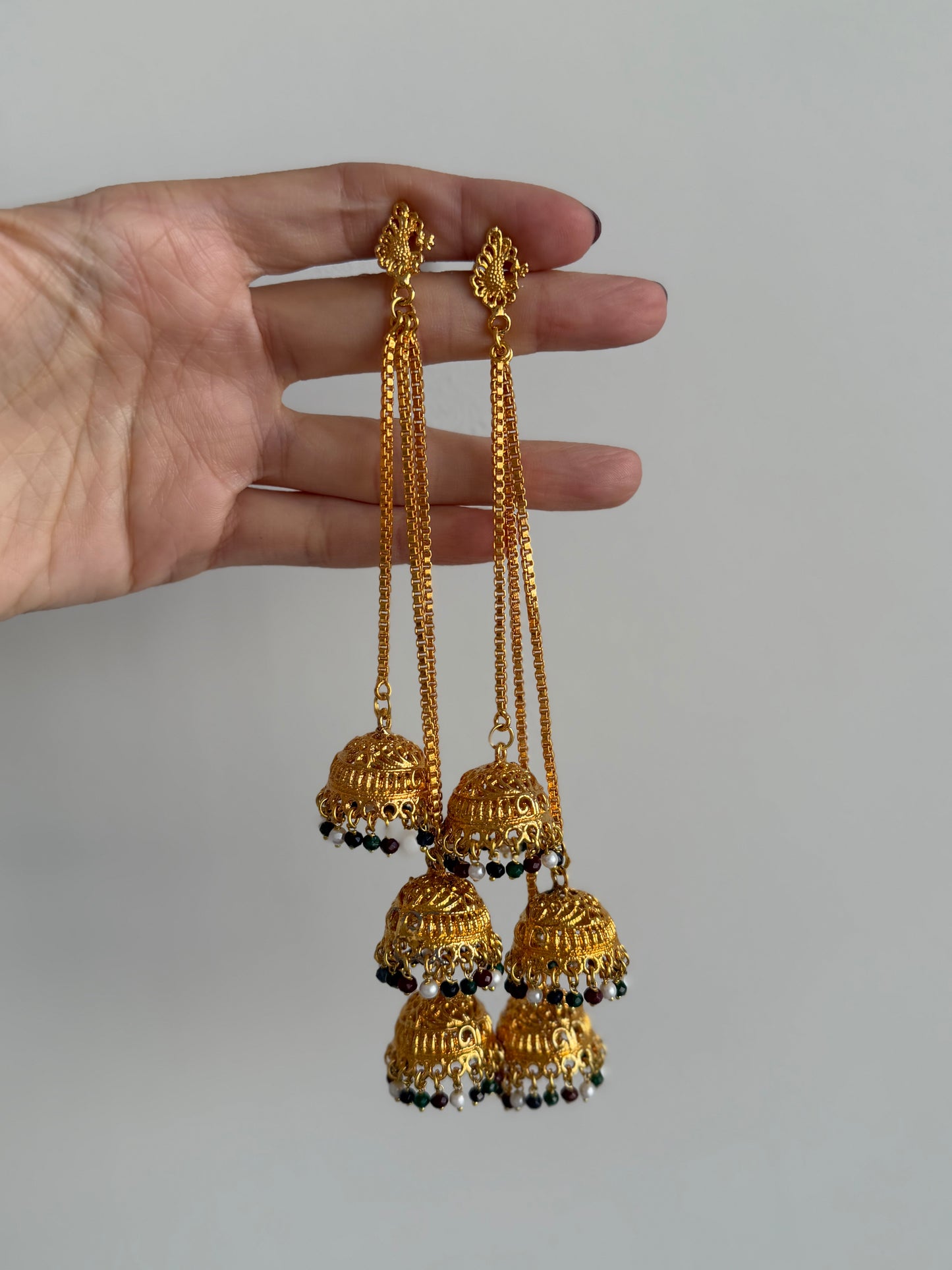 Gold Plated Noor Jhumkey